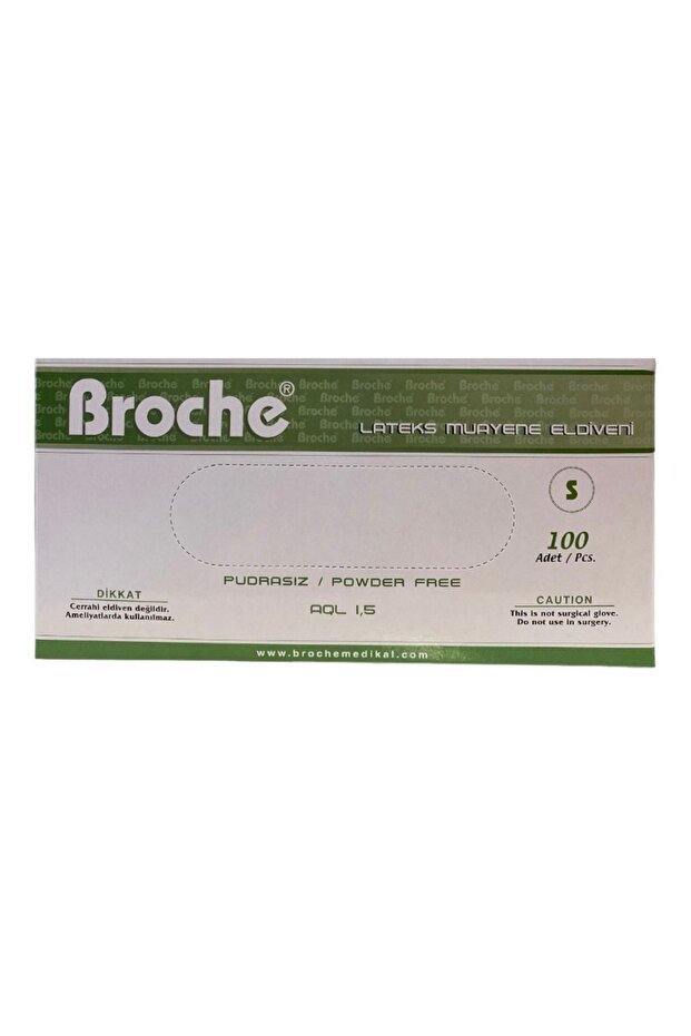 Latex Powder-Free Gloves 100 Pieces Size Small