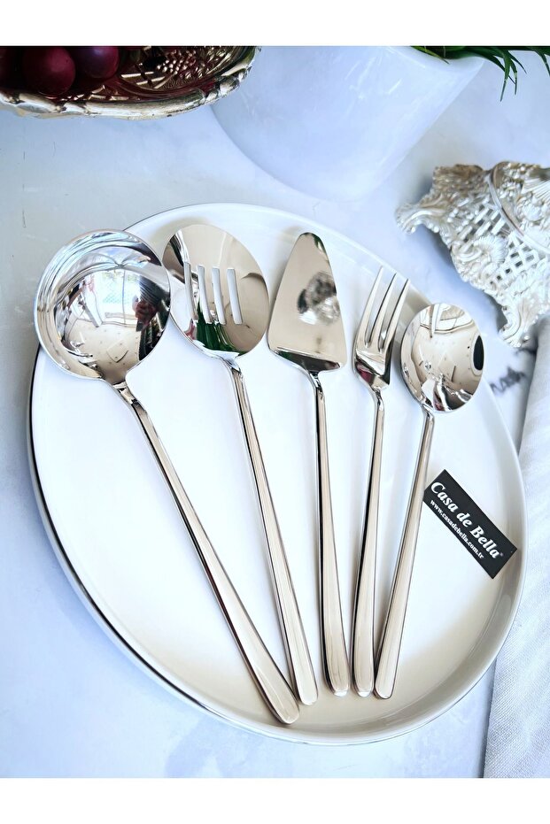 Çelik 5 Parça Dali Lüks Servis Seti - 2