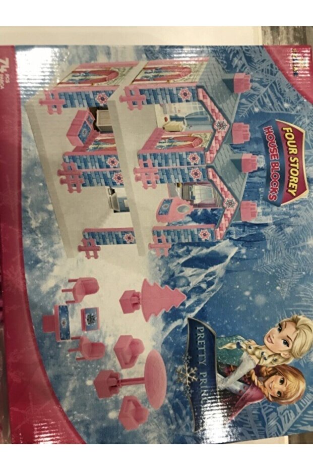 Elsa 4 Katlı Yapı Oyuncak Ev - 1