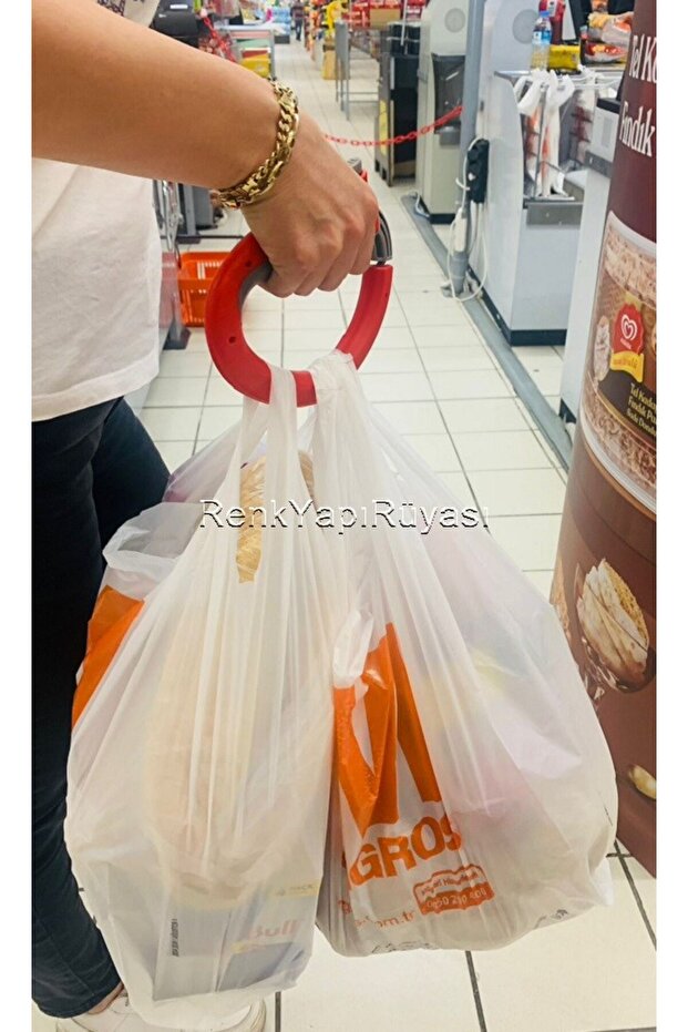Ring for Carrying Grocery Bags, Doesn'T Hurt Your Hand with Ergonomic Design,