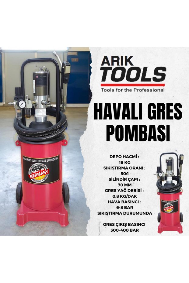 Havalı Gres Pompası 18 Kg