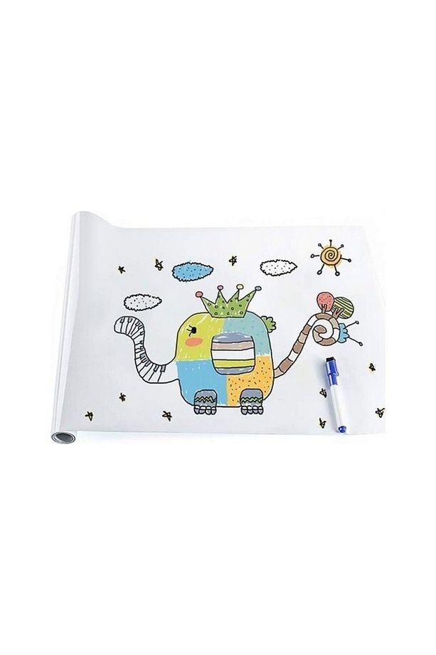 2 Adet 120 x 90 Cm Yapışkansız Statik Manyetik Akıllı Kağıt Tahta - Beyaz - 6