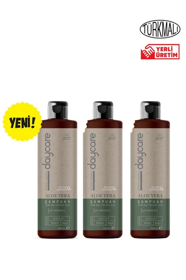 Aloevera Şampuan 400 ml x 3 Adet - 1
