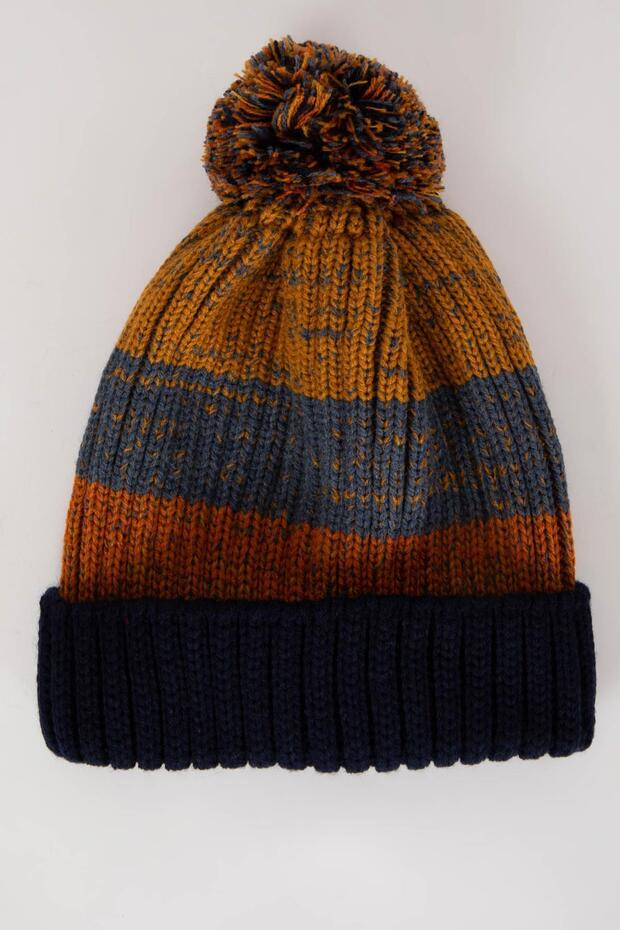 Pompom Knitwear Beret for Baby Boy - A7913a523wn