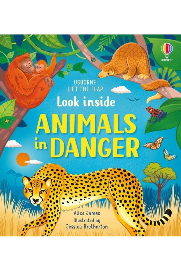 Look Inside Animals in Danger / Kolektif / Usborne / 9781474999045