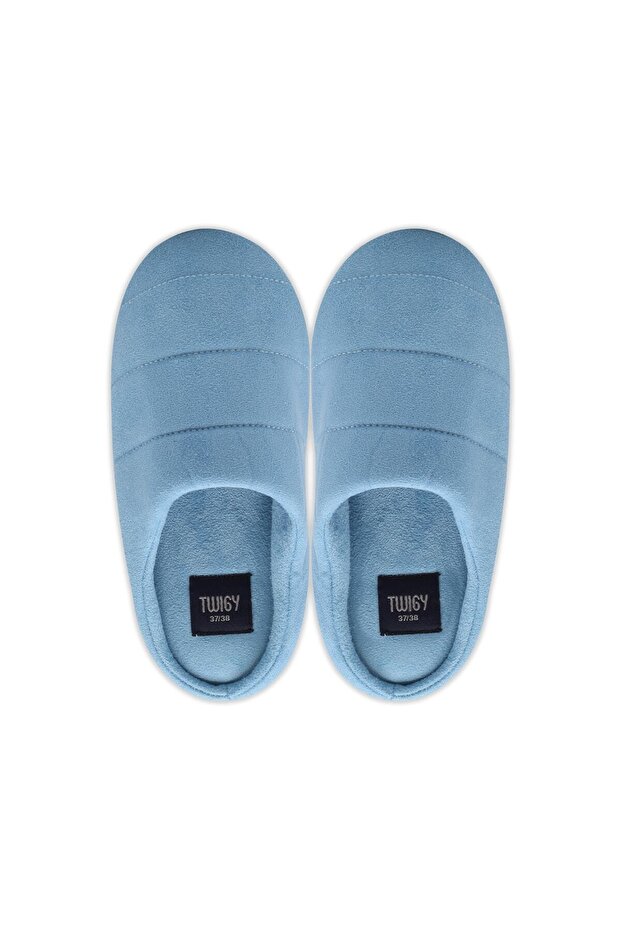 Kadın Mavi Ev Terliği - 1