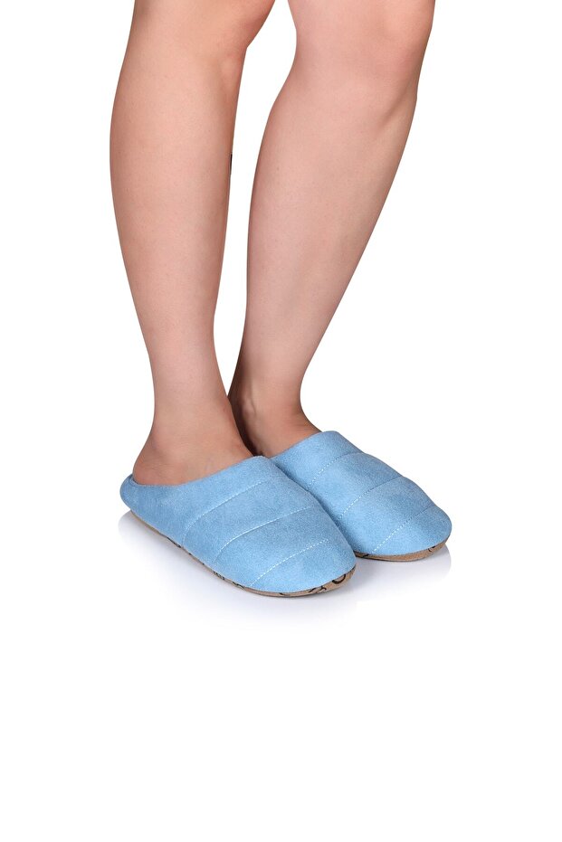 Kadın Mavi Ev Terliği - 3