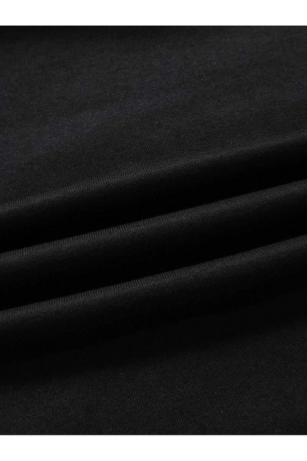 Messi Baskılı Siyah Kapşonlu Sweatshirt - 2