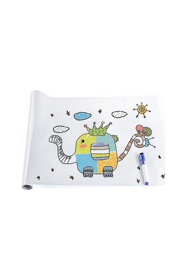 2 Adet 120 x 90 Cm Yapışkansız Statik Manyetik Akıllı Kağıt Tahta - Beyaz - 6