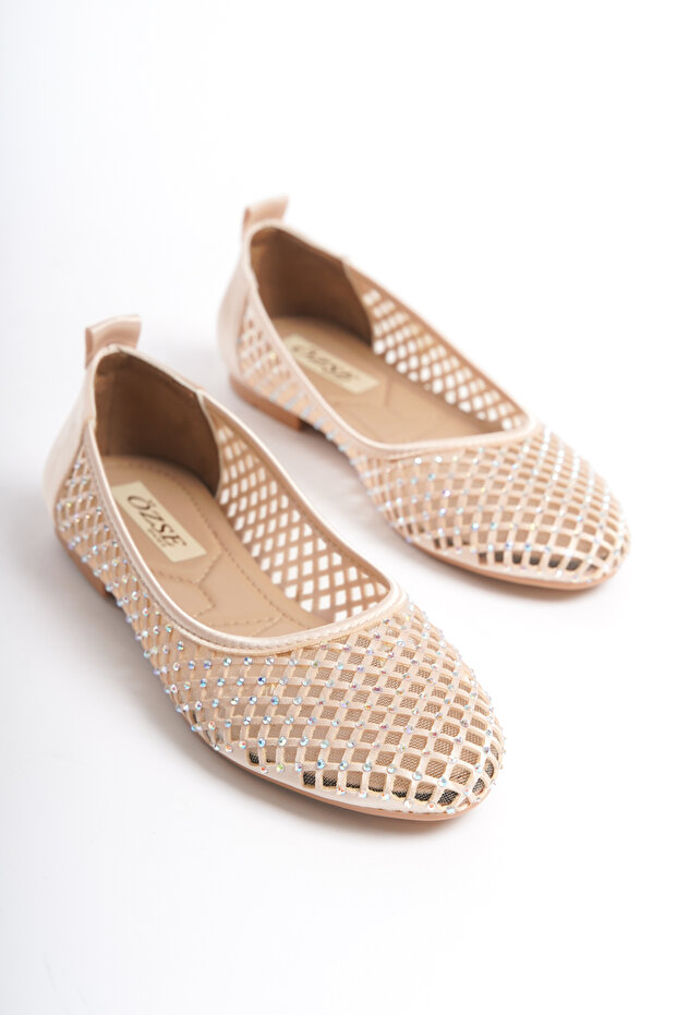 Julia File Embellished Women's Ballet Flats