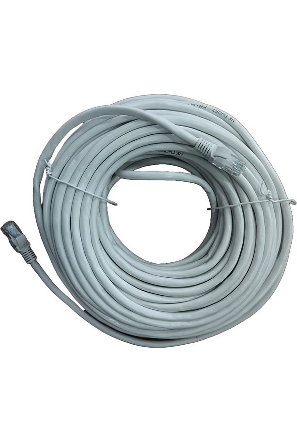 30 Metrelik Cat6 Lan Internet Data Kablosu(ETHERNET MODEM RJ45 UÇLU JACKLI NETWORK ADSL) - 1