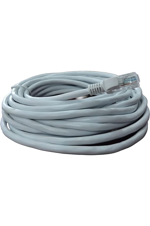 10 Metre Cat6 Internet Data Kablosu(ETHERNET MODEM RJ45 UÇLU JACKLI NETWORK ADSL) - 1