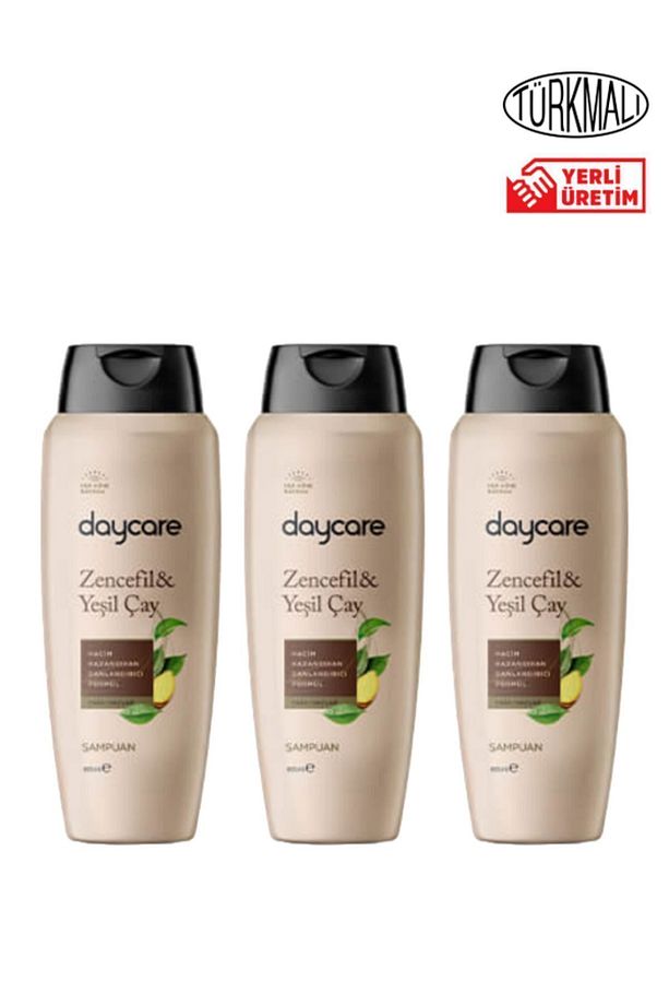 Yeşilçay Ve Zencefil Şampuan 600 ml X 3 Adet - 1