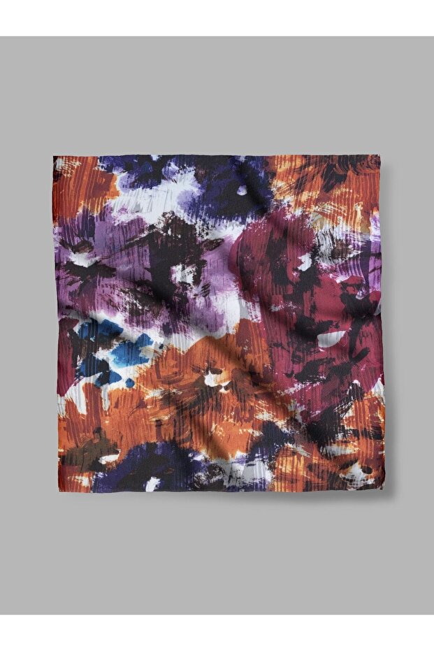 وشاح شيفون منقوش - 1