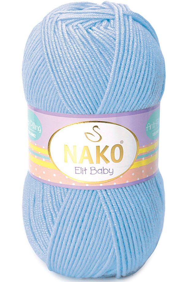 Elit Baby Tüylenmez Bebek Yünü Açık Mavi 10305 - 1