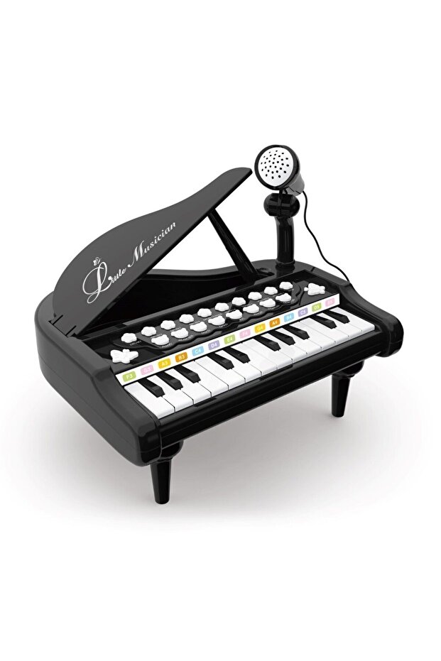 Mini Piyano (31 Tuşlu , MP3 Ve Mikrofonlu ) - Siyah - 1