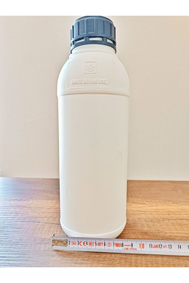 1 Liter Empty Canister 5 Pieces - With Lockable Lid - Thick Plastic