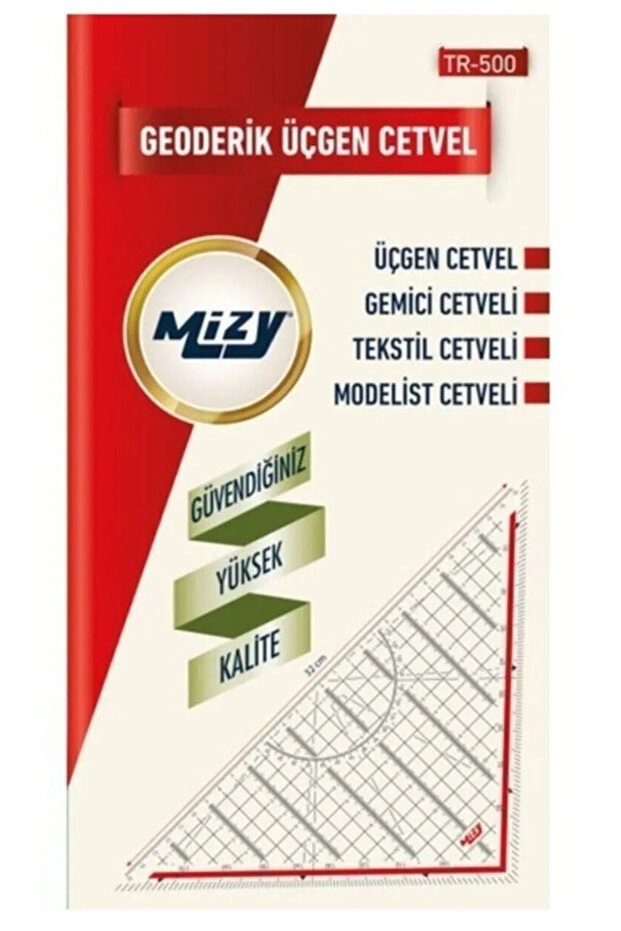 Geoderic Triangle Ruler 32 Cm Scale with Extra Holder - 1