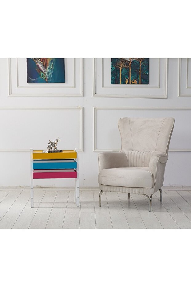 Britishome Tepsi Zigon Sehpa - 2