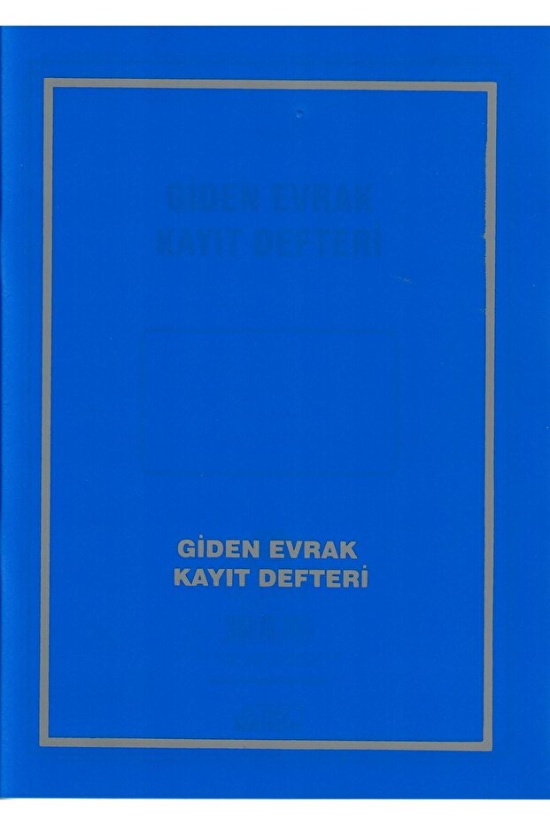 Giden Evrak Kayıt Defteri - 1
