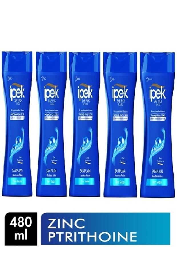 Saf Ipek Özü Kepeğe Karşi Etkili Şampuan 450 ml X 5 Adet - 1