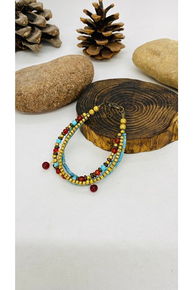 Handmade Ethnic Sand Beaded Women's Bracelet