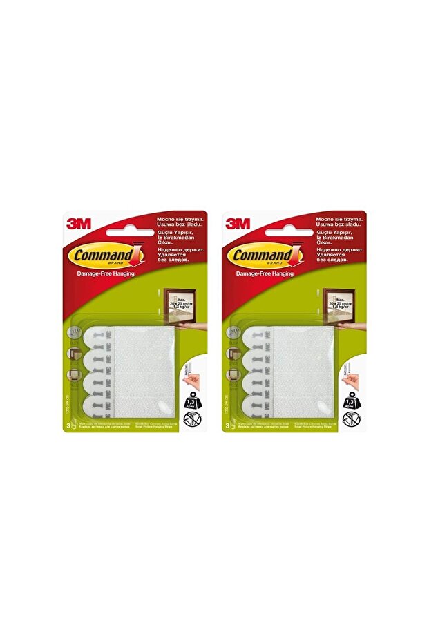 Command Küçük Boy Cırt Bant 17202 X 2 Adet - 1