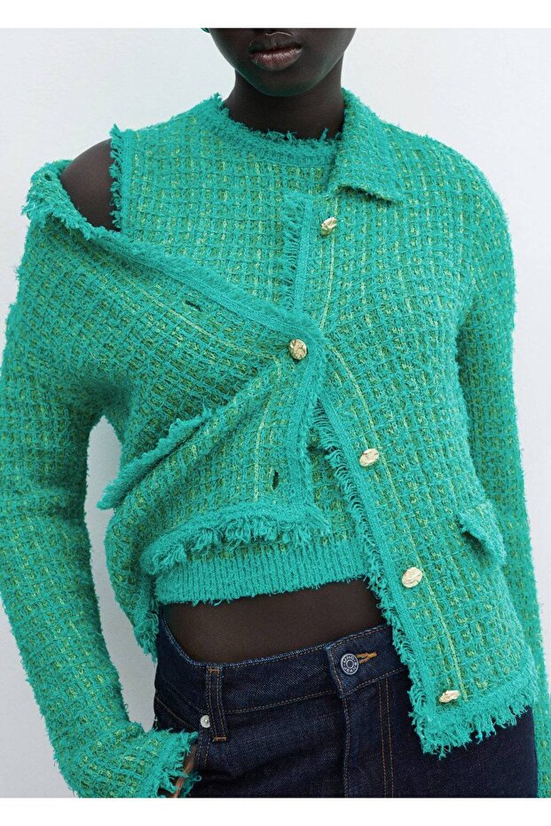 Dikişsiz tüvit bluz - 5