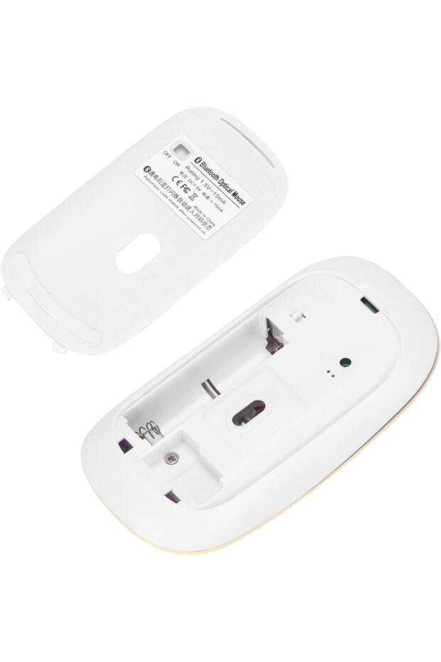 Chuwi Ubook X Pro 13" Uyumlu Kablosuz Bluetooth Pilli Optik Mouse - Yeşil - 5