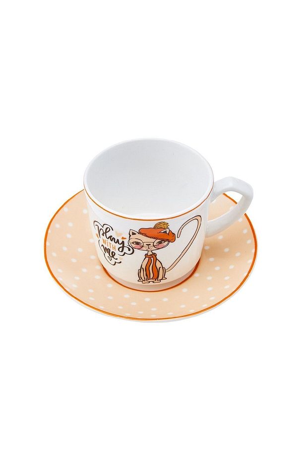 Fancy Cat 2 Kişilik Kahve Fincanı Takımı 80 ml - 6