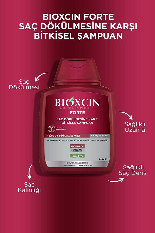 Forte Şampuan 300 Ml Yoğun Dökülme Karşıtı Bitkisel Şampuan 4'lü - 5