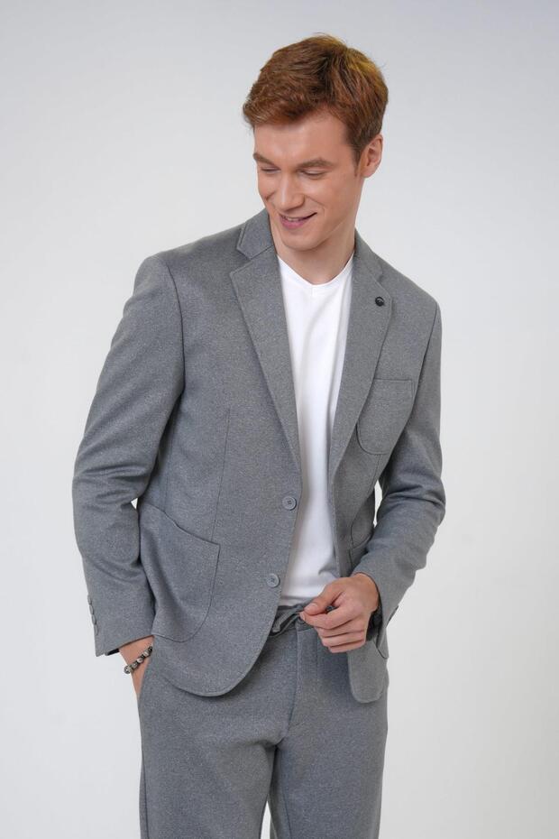 Slimfit Plain Suit - 2
