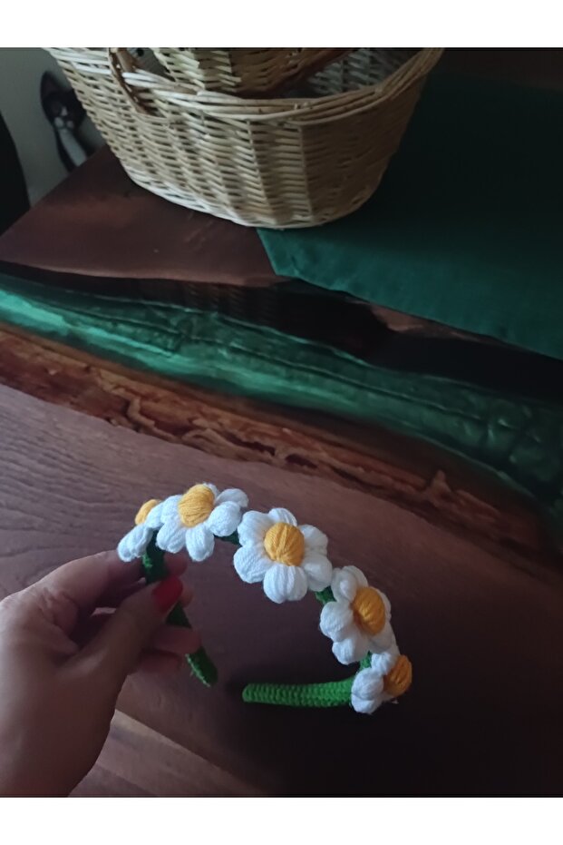 Papatya Örgü Taç - 1