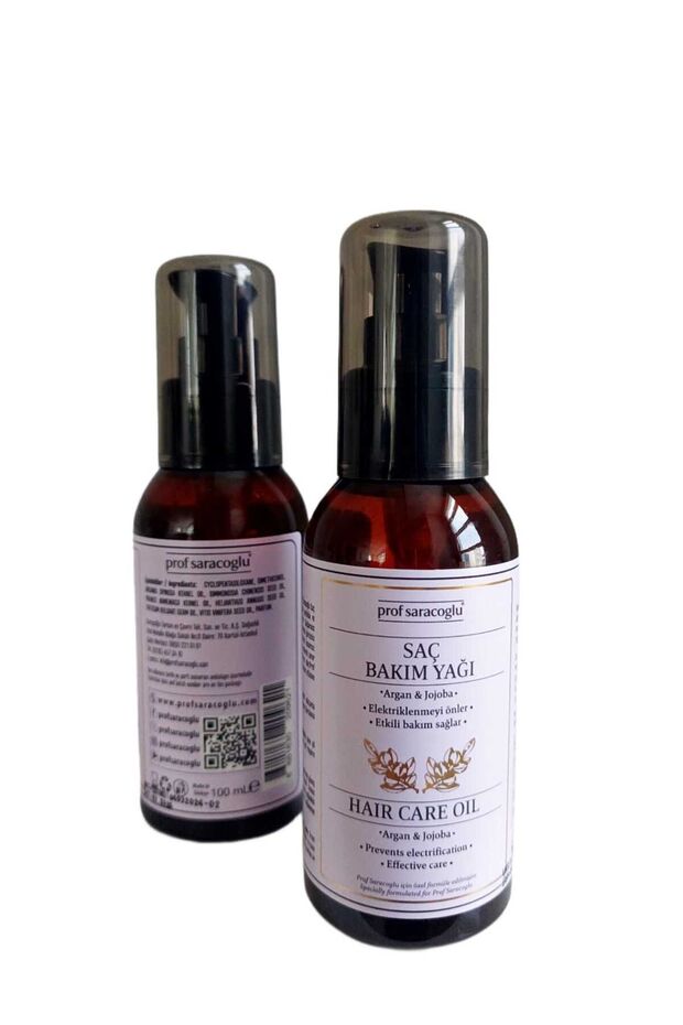 Argan Jojoba Saç Bakım Yağı Bitkisel Içerikli 100 ml - 2