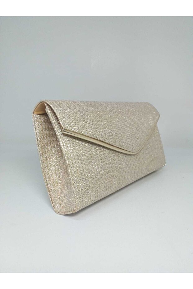 Women's Gold Silvery Evening Bag