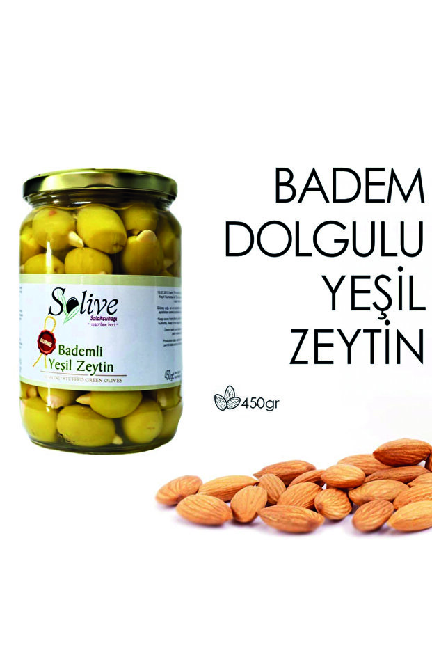 Bademli Yeşil Zeytin 450Gr