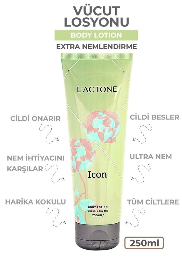 Icon Vücut Losyonu 250 ml - 1 Adet Oje Hediyeli - 2