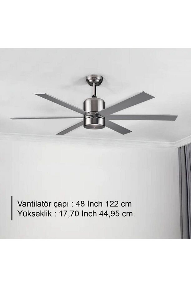 RUBENİS RBT486 SLV GLOB TAVAN VANTİLATÖRÜ - 1