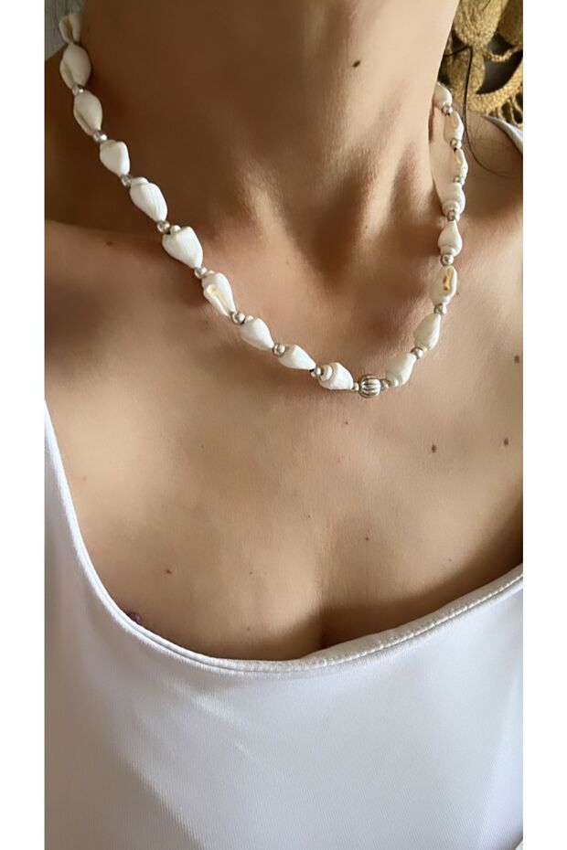 قلادة تصميم صدف - 1