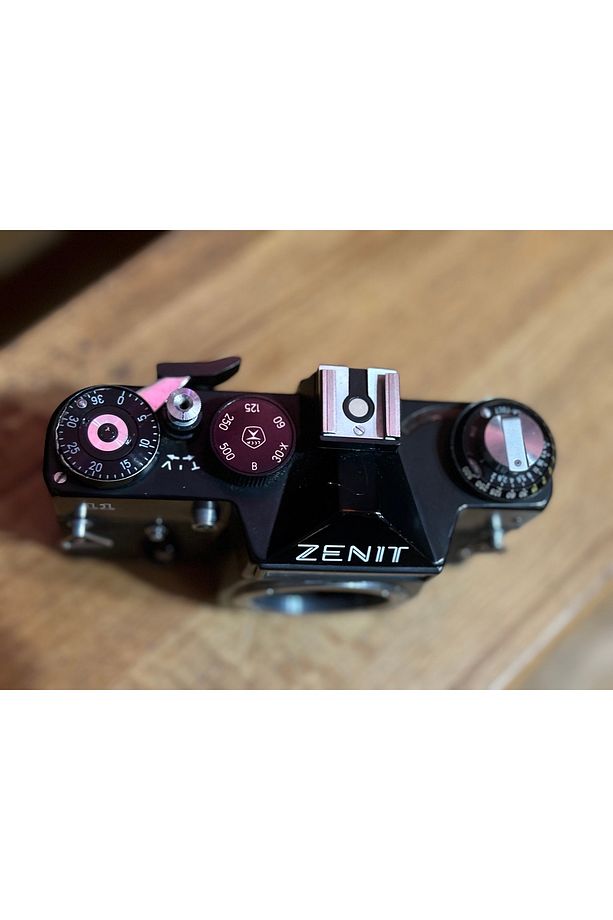 Zenit 11 fotoğraf makinası - lensi yoktur - sorunsuz  çalışır durumda - 6