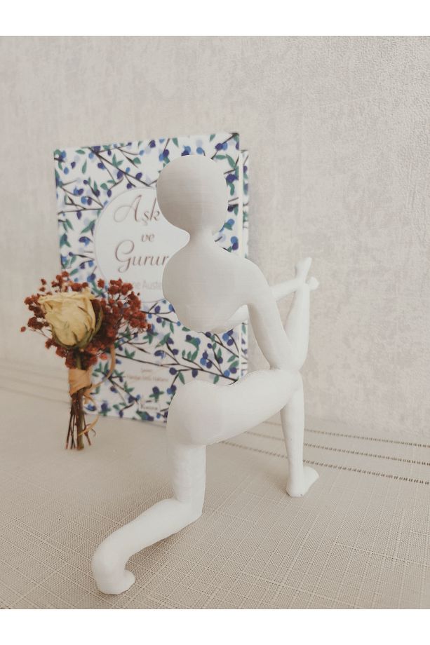 Evlenme Teklifi Eden İskandinav Tarzı Biblo Heykel Figür Dekor Dekorasyon 3D 3 Boyutlu ALTINDAL Home - 6