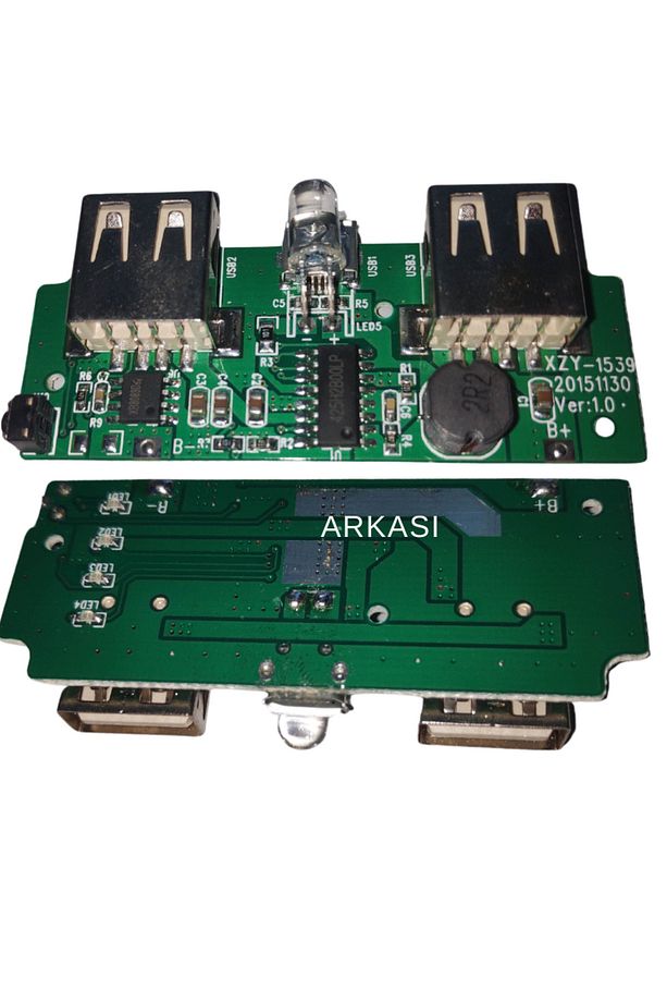 10 Adet Powerbank Pcb Devre 5v/2a Çıkış Micro Usb Girişli - 1
