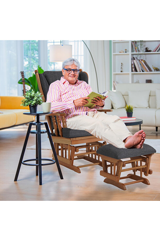 RELAX SALLANAN SANDALYE ANTRASİT - 6