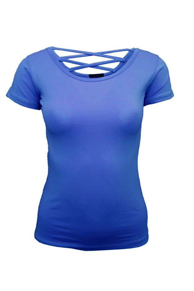 Back Cross Rope Detail T-Shirt