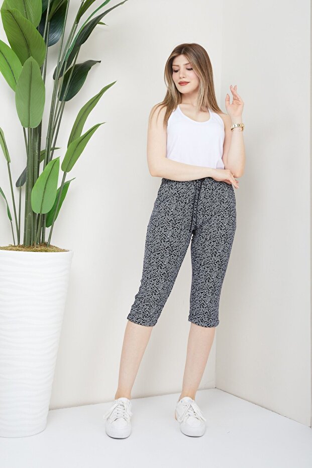 كابري قطن ممشط منقوش للنساء - 4