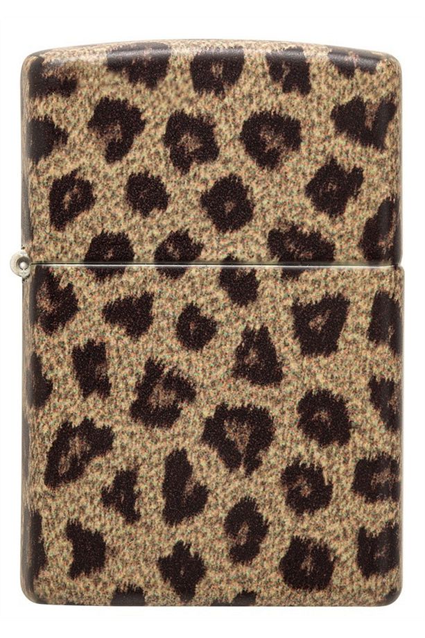 Leopard Print Design Çakmak - 1