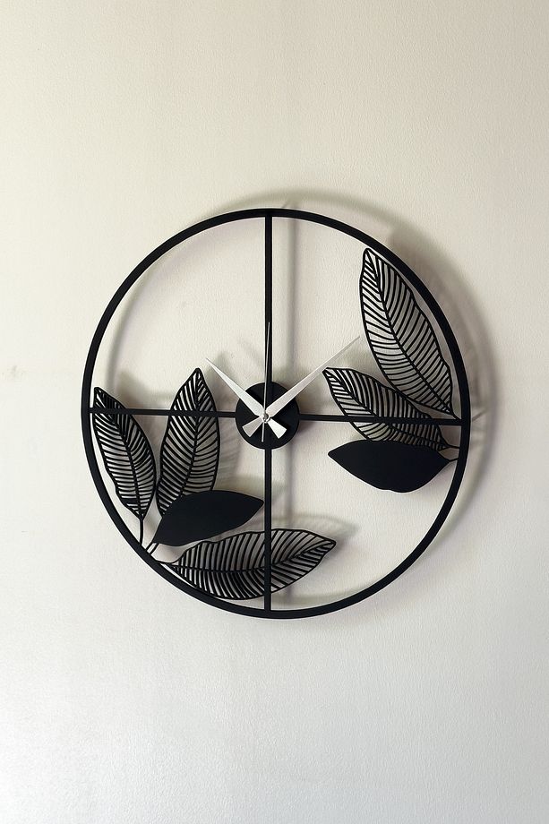 Dekoratif Yeni Modern Tejat Ahşap Duvar Saati 48 cm - 3
