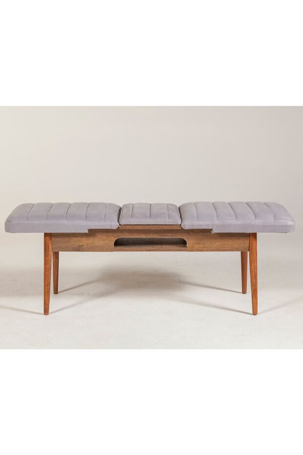 Sembol Bench Ceviz Soho Gri - 3