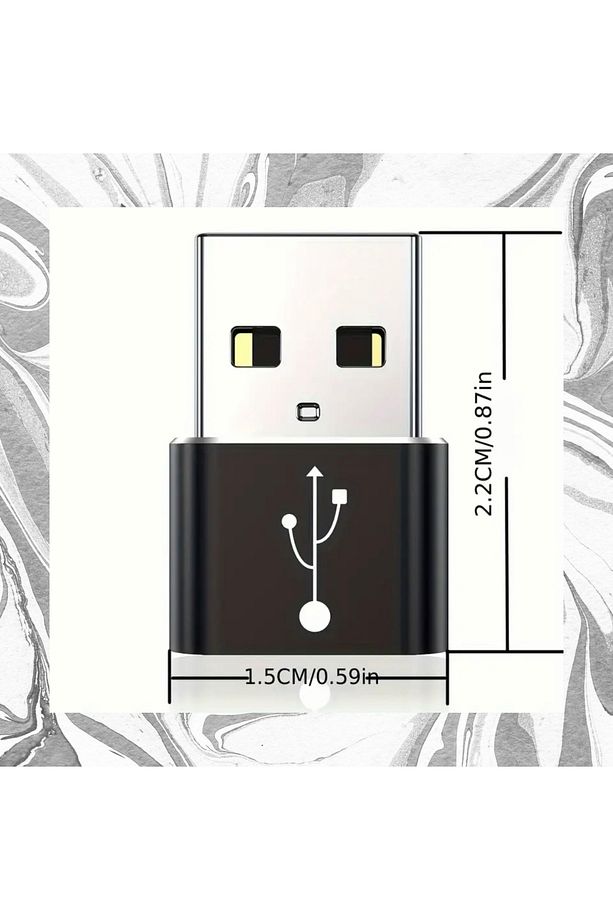Type C Dişi To Usb 3.0 Erkek Çevirici Dönüstürücü Adaptör - 2