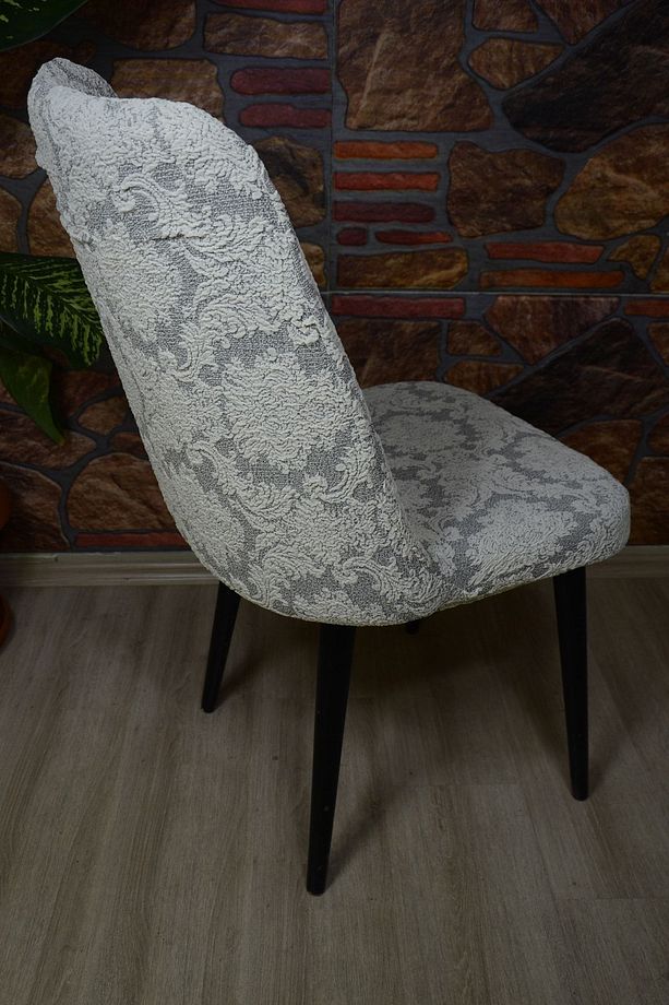 Sandalye Örtüsü Büyük Oval Jakar Kumaş - 5